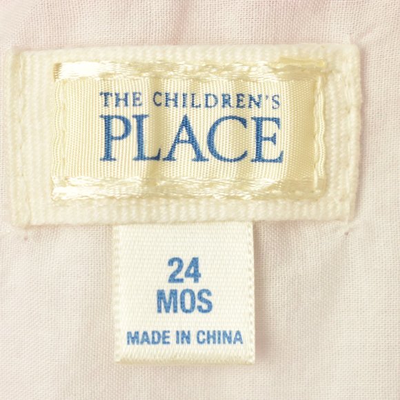 The Children's Place Pink and White Floral Tulle Princess Dress Size 24 Months - Picture 9 of 15